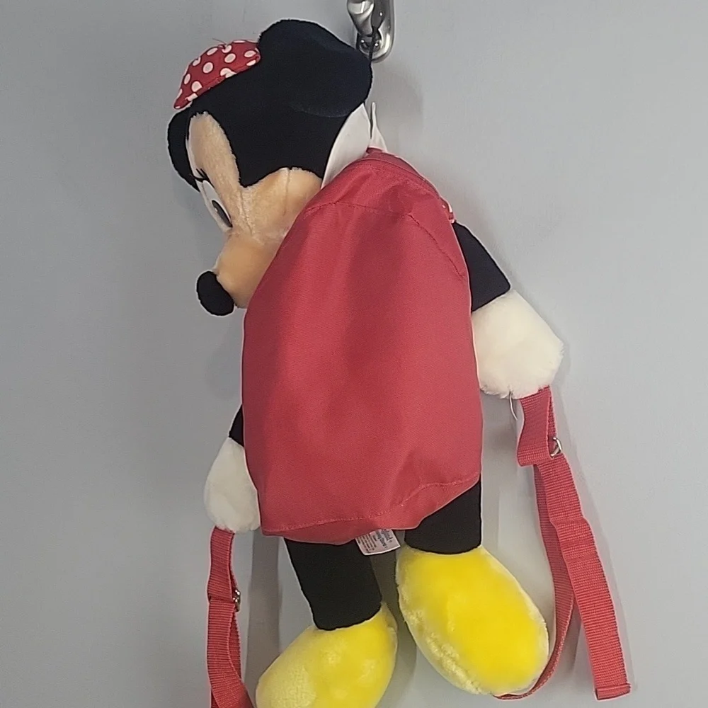 DISNEYLAND Disney Mickey Minnie Mouse Plush Backpack
